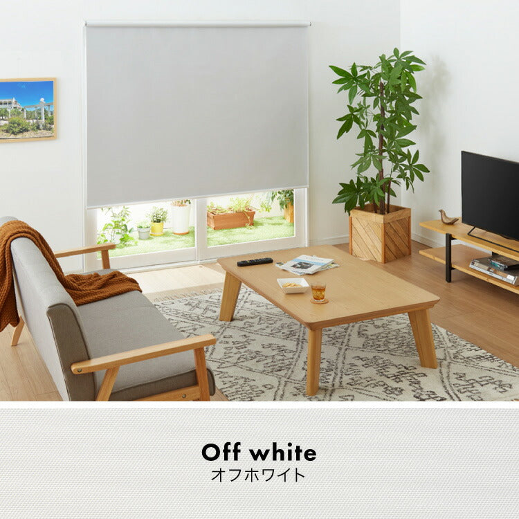 取り付け時工具不要 突っ張り ロールスクリーン 35~60cm以内 60×135cm 遮光 遮光1級 つっぱり ロールカーテン 間仕切り ブラインド カーテン おしゃれ つっぱり式ロールスクリーン 無地 部屋 仕切り(代引不可)