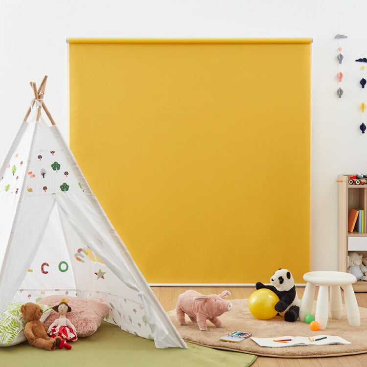 取り付け時工具不要 突っ張り ロールスクリーン 60~90cm以内 90×180cm 遮光 遮光1級 つっぱり ロールカーテン 間仕切り ブラインド カーテン おしゃれ つっぱり式ロールスクリーン 無地 部屋 仕切り(代引不可)