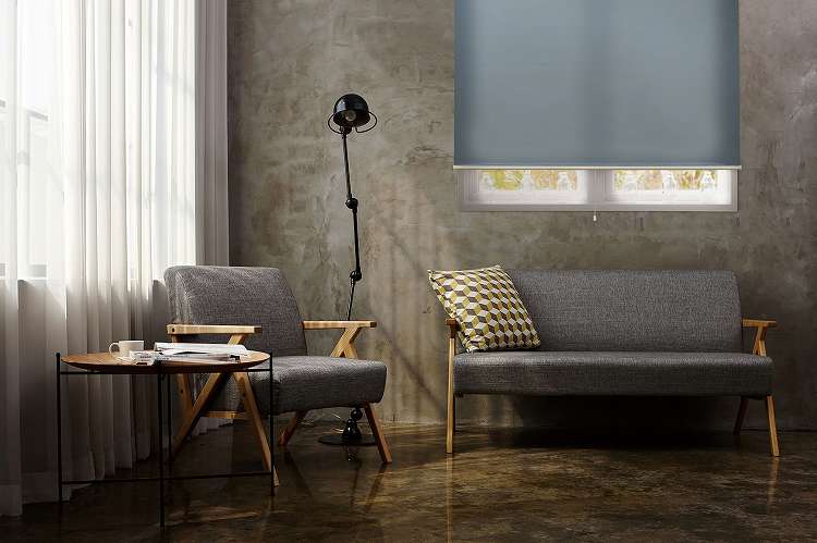 ロールスクリーン スリムタイプ マグネットタイプ 幅120cm×高さ180cm 日本製 シンプル おしゃれ 北欧 新生活 ロールカーテン 間仕切り 一人暮らし 国産(代引不可)