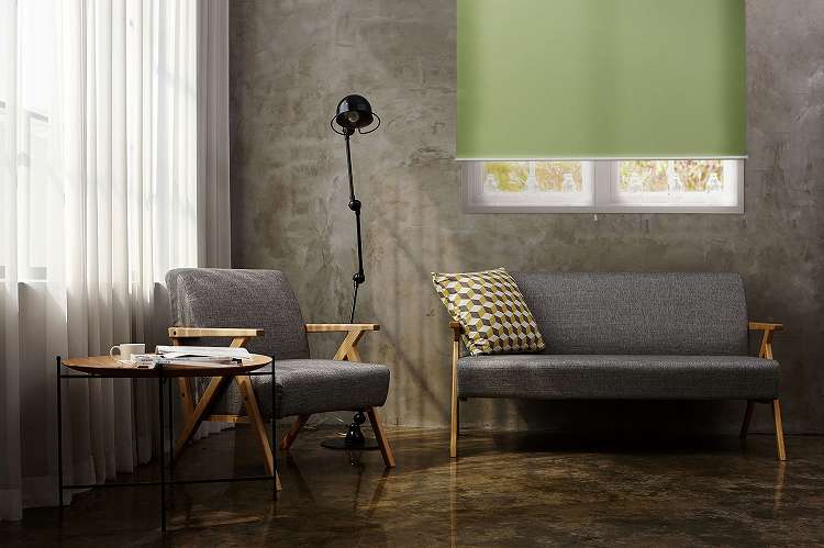 ロールスクリーン スリムタイプ マグネットタイプ 幅120cm×高さ180cm 日本製 シンプル おしゃれ 北欧 新生活 ロールカーテン 間仕切り 一人暮らし 国産(代引不可)