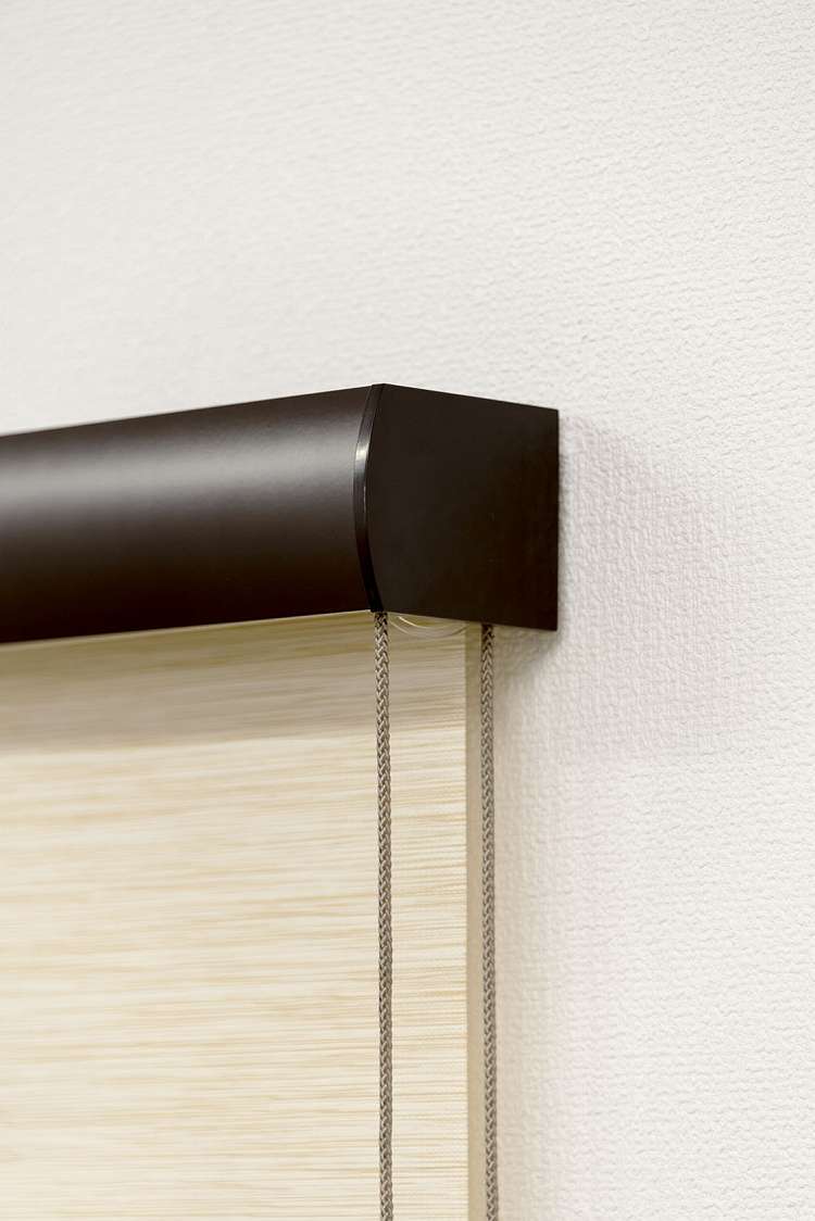 ロールスクリーン カバー付き 遮光 幅180cm×高さ220cm シンプル おしゃれ 北欧 オフィス マンション 間仕切り ロールカーテン(代引不可)