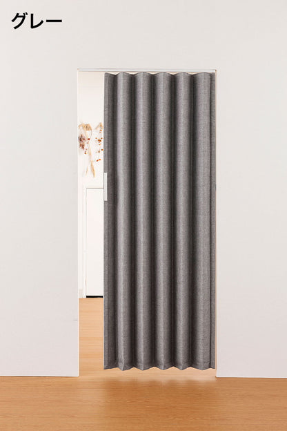 アコーディオンドア つっぱりタイプ 幅100cm 高さ174cm 間仕切り パネルドア アコーディオンカーテン 窓 おしゃれ シンプル 北欧 新生活 一人暮らし(代引不可)