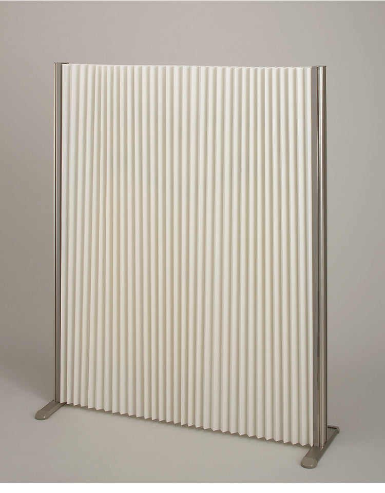 パーテーション プリティア 90×120cm 間仕切り 防炎生地 折りたたみ アルミ製 軽量 伸縮 スクリーン 目隠し 壁 リビング(代引不可)