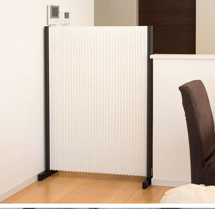 パーテーション プリティア 和紙調 90×150cm 間仕切り 防炎生地 折りたたみ アルミ製 軽量 伸縮 スクリーン 目隠し 壁 リビング 和風 生成 白雪 鶯 キナリ シラユキ ウグイス(代引不可)
