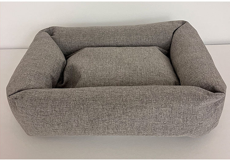 ペットソファ スクエア LLサイズ ペットベッド 上質 丈夫 ふかふか 膨らむ 長方形 ペット枕 呼吸する枕 あご乗せ枕 犬 猫 小動物 ペット ドッグ キャット ペット用品 犬用ベッド 猫用ベッド ベット(代引不可)