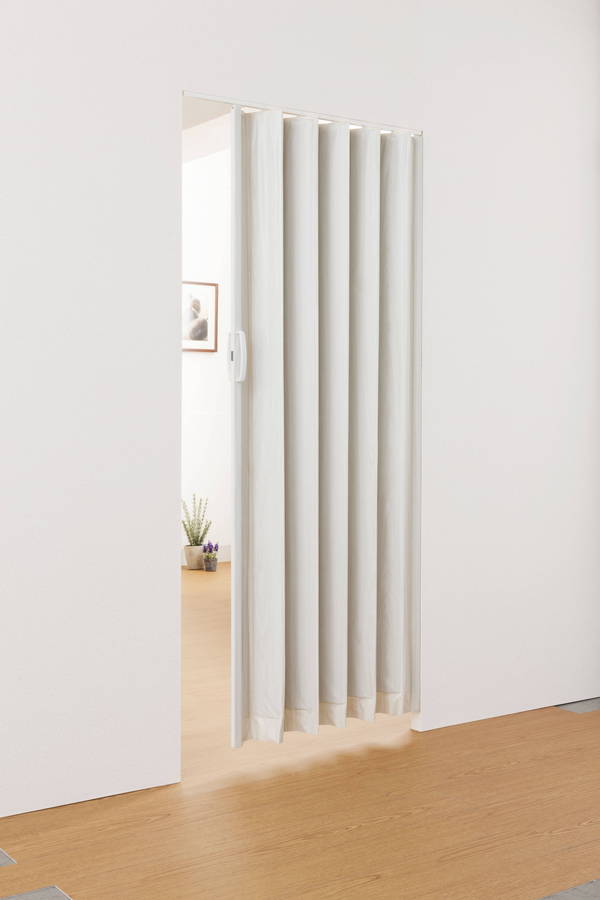 木目調 アコーデオンドア W100×H174cm 間仕切り 遮熱 仕切り パーテーション おしゃれ(代引不可)