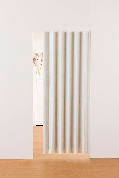 木目調アコーデオンドア W150×H174cm 間仕切り 遮熱 仕切り パーテーション おしゃれ(代引不可)