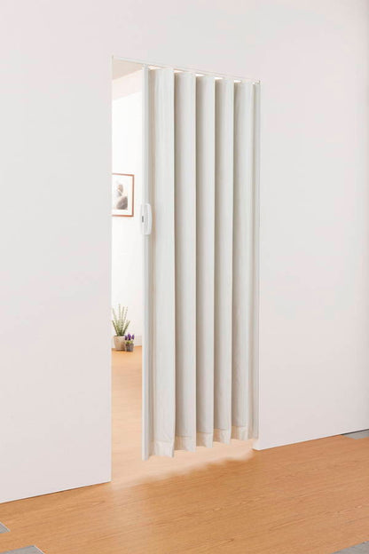 木目調アコーデオンドア W150×H174cm 間仕切り 遮熱 仕切り パーテーション おしゃれ(代引不可)