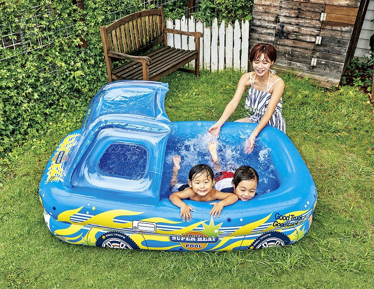 JILONG ジーロン ピックアップトラックプール ビニールプール 浮き輪 プール 家庭用 水遊び