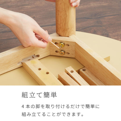円形 伸縮ダイニングテーブル 直径120cm 80cm 100cm 120cm 4人掛け 天然木 オーク 伸縮 ダイニングテーブル ダイニング テーブル カフェテーブル 食卓テーブル デスク 木製 おしゃれ