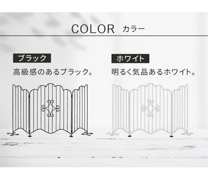エレガントゲート EG1200 アイアンフェンス ミニフェンス ガーデンフェンス ガーデニングフェンス 柵 パーテーション 仕切り 境界 ミニ フェンス 花壇 囲い 折りたたみ ガレージ お庭 玄関(代引不可)
