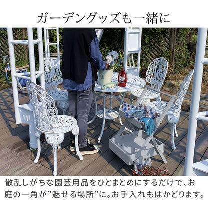 天然木製ワゴン型プランタースタンド FW72 プランター プランターポット プランターカバー フラワースタンド ガーデンツール ガーデニング リビング キッチン 子供部屋 玄関脇 エントランス(代引不可)