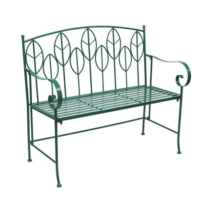 アイアン製ガーデンベンチ単品販売 Sunny Leaf(サニーリーフ) SPL-9002 ガーデンファニチャー ガーデンベンチ 組立式 簡単組み立て アイアンベンチ 長椅子 チェアベンチ 庭 ベランダ(代引不可)