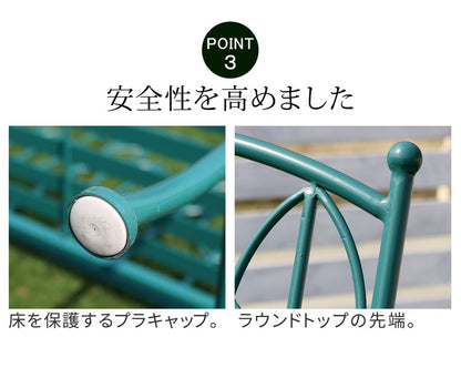 アイアン製ガーデンベンチ単品販売 Sunny Leaf(サニーリーフ) SPL-9002 ガーデンファニチャー ガーデンベンチ 組立式 簡単組み立て アイアンベンチ 長椅子 チェアベンチ 庭 ベランダ(代引不可)