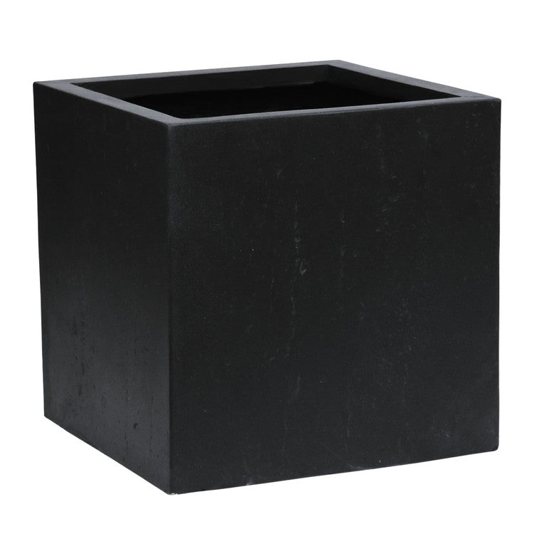 マグネシアプランター TEXTURE(テクスチャー) 角型36cm ブラック グレー ホワイト TEX-360C プランター キューブ型 立方体 正方形 植木鉢 ファイバークレイ プランターカバー ガーデン(代引不可)