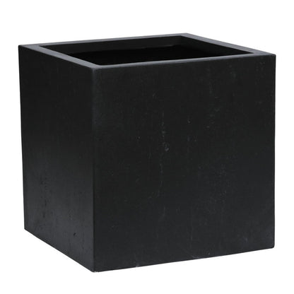 マグネシアプランター TEXTURE(テクスチャー) 角型36cm ブラック グレー ホワイト TEX-360C プランター キューブ型 立方体 正方形 植木鉢 ファイバークレイ プランターカバー ガーデン(代引不可)
