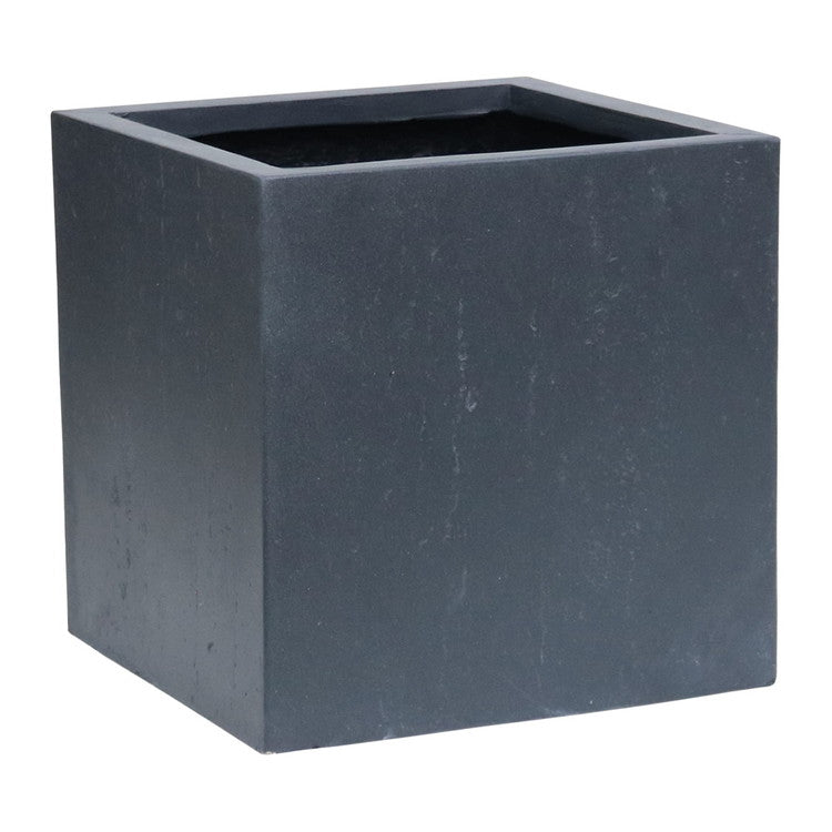 マグネシアプランター TEXTURE(テクスチャー) 角型36cm ブラック グレー ホワイト TEX-360C プランター キューブ型 立方体 正方形 植木鉢 ファイバークレイ プランターカバー ガーデン(代引不可)