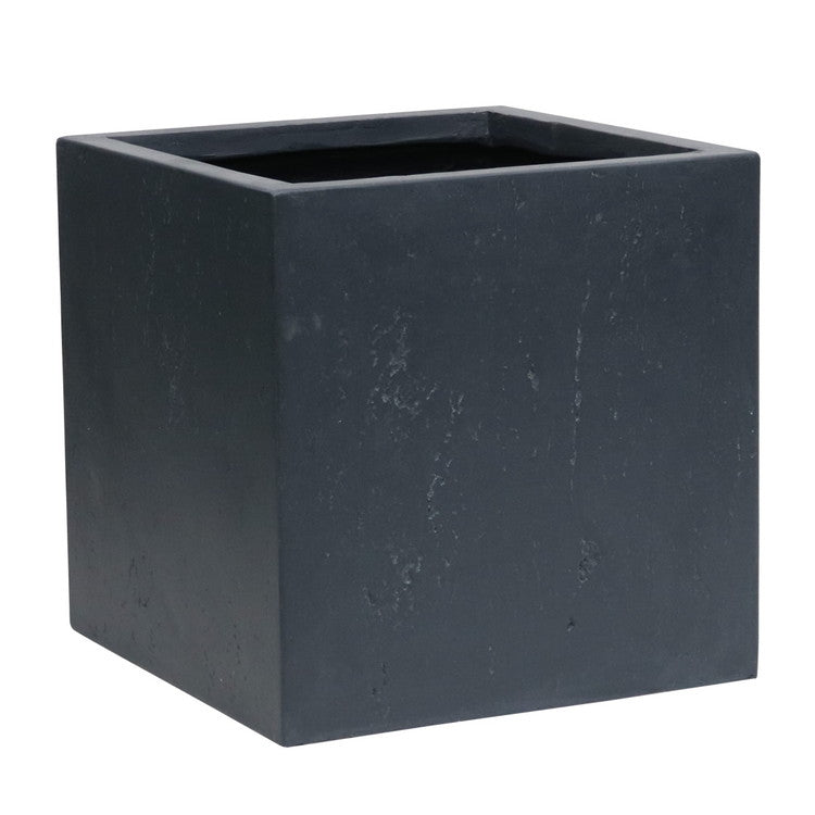 マグネシアプランター TEXTURE(テクスチャー) 角型40cm ブラック グレー ホワイト TEX-400C プランター キューブ型 立方体 正方形 植木鉢 ファイバークレイ プランターカバー ガーデン(代引不可)
