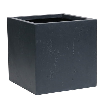 マグネシアプランター TEXTURE(テクスチャー) 角型40cm ブラック グレー ホワイト TEX-400C プランター キューブ型 立方体 正方形 植木鉢 ファイバークレイ プランターカバー ガーデン(代引不可)