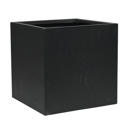 マグネシアプランター TEXTURE(テクスチャー) 角型50cm ブラック グレー ホワイト TEX-500C プランター キューブ型 立方体 正方形 植木鉢 ファイバークレイ プランターカバー ガーデン(代引不可)