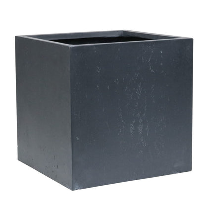 マグネシアプランター TEXTURE(テクスチャー) 角型50cm ブラック グレー ホワイト TEX-500C プランター キューブ型 立方体 正方形 植木鉢 ファイバークレイ プランターカバー ガーデン(代引不可)