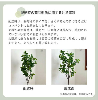 フェイクグリーン ウンベラータツリー 約100cm 抗菌 消臭 観葉植物 フェイク 光触媒 人工観葉植物 インテリア おしゃれ 鉢 植木 葉 枝 木 室内 玄関 リビング オフィス(代引不可)