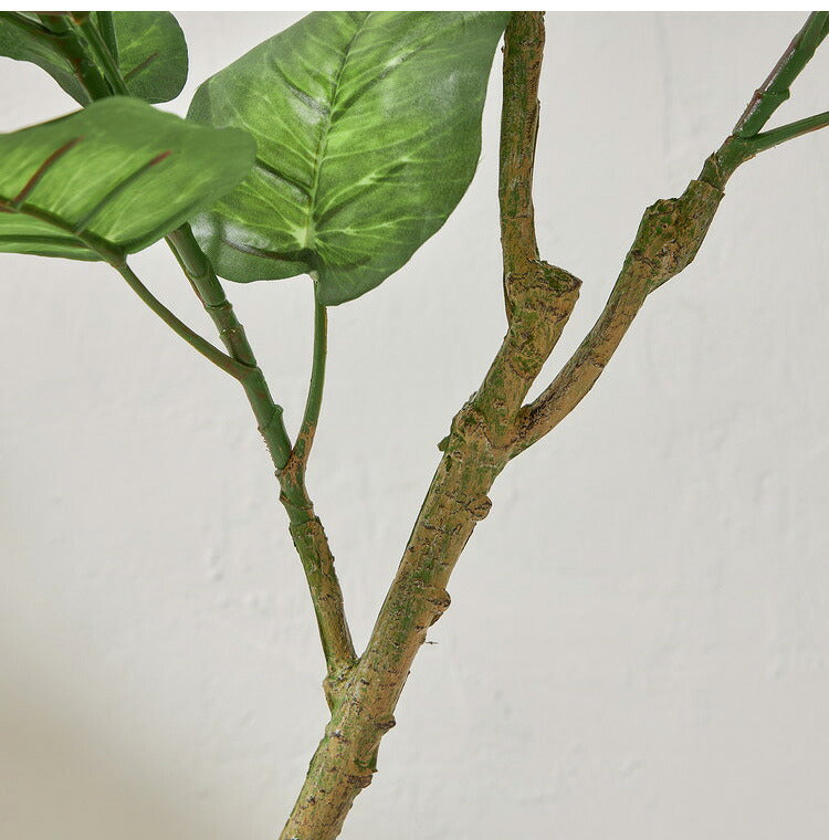 フェイクグリーン ウンベラータツリー 約100cm 抗菌 消臭 観葉植物 フェイク 光触媒 人工観葉植物 インテリア おしゃれ 鉢 植木 葉 枝 木 室内 玄関 リビング オフィス(代引不可)