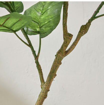 フェイクグリーン ウンベラータツリー 約100cm 抗菌 消臭 観葉植物 フェイク 光触媒 人工観葉植物 インテリア おしゃれ 鉢 植木 葉 枝 木 室内 玄関 リビング オフィス(代引不可)