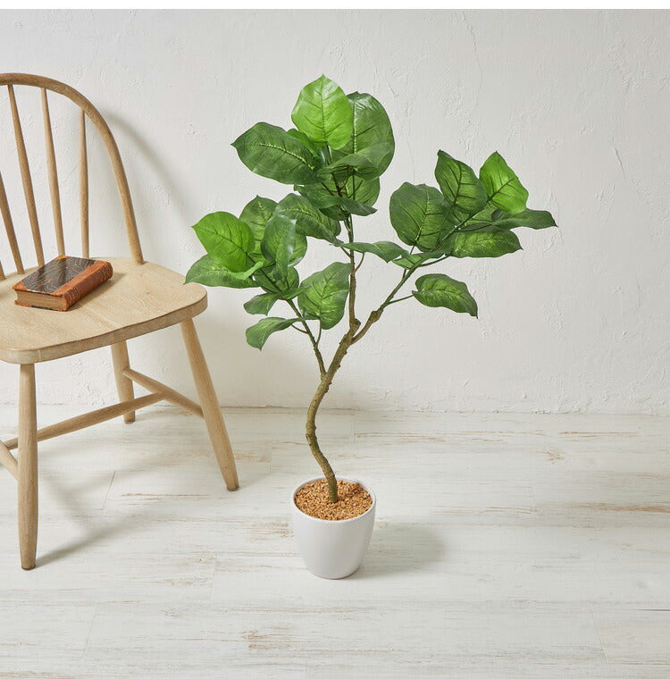フェイクグリーン ウンベラータツリー 約100cm 抗菌 消臭 観葉植物 フェイク 光触媒 人工観葉植物 インテリア おしゃれ 鉢 植木 葉 枝 木 室内 玄関 リビング オフィス(代引不可)
