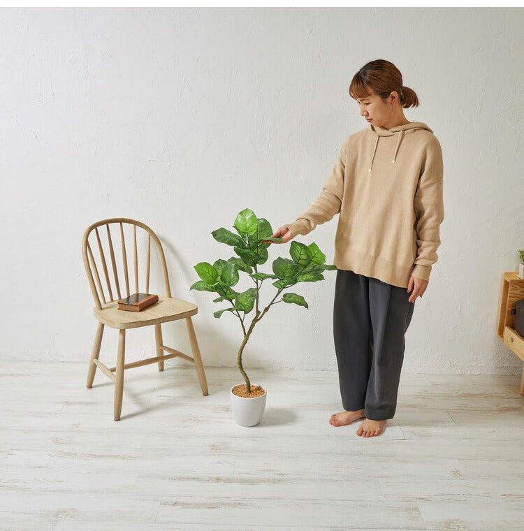 フェイクグリーン ウンベラータツリー 約100cm 抗菌 消臭 観葉植物 フェイク 光触媒 人工観葉植物 インテリア おしゃれ 鉢 植木 葉 枝 木 室内 玄関 リビング オフィス(代引不可)