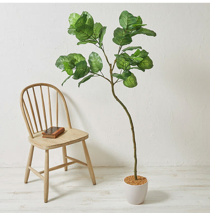 フェイクグリーン ウンベラータツリー 約150cm 抗菌 消臭 観葉植物 フェイク 光触媒 人工観葉植物 インテリア おしゃれ 鉢 植木 葉 枝 木 室内 玄関 リビング オフィス(代引不可)