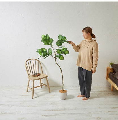 フェイクグリーン ウンベラータツリー 約150cm 抗菌 消臭 観葉植物 フェイク 光触媒 人工観葉植物 インテリア おしゃれ 鉢 植木 葉 枝 木 室内 玄関 リビング オフィス(代引不可)