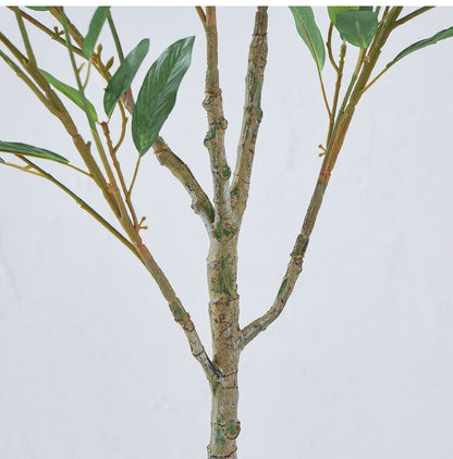 フェイクグリーン オリーブツリー 約120cm 抗菌 消臭 観葉植物 フェイク 光触媒 人工観葉植物 インテリア おしゃれ 鉢 植木 葉 枝 木 室内 玄関 リビング オフィス 爽やか(代引不可)