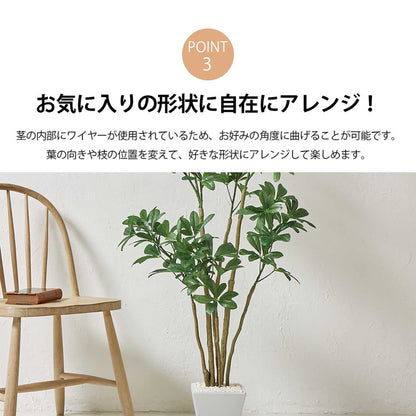 フェイクグリーン カボックツリー 約90cm 抗菌 消臭 観葉植物 フェイク 光触媒 人工観葉植物 インテリア おしゃれ 鉢 植木 葉 枝 木 室内 玄関 リビング オフィス 爽やか(代引不可)