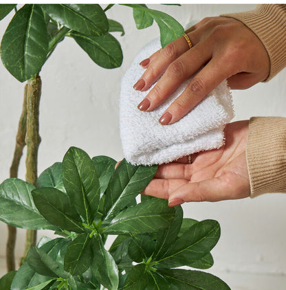 フェイクグリーン カボックツリー 約90cm 抗菌 消臭 観葉植物 フェイク 光触媒 人工観葉植物 インテリア おしゃれ 鉢 植木 葉 枝 木 室内 玄関 リビング オフィス 爽やか(代引不可)