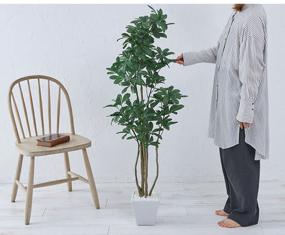 フェイクグリーン カボックツリー 約126cm 抗菌 消臭 観葉植物 フェイク 光触媒 人工観葉植物 インテリア おしゃれ 鉢 植木 葉 枝 木 室内 玄関 リビング オフィス 爽やか(代引不可)