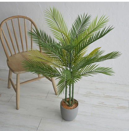 フェイクグリーン アレカヤシ 約110cm 抗菌 消臭 観葉植物 フェイク 光触媒 人工観葉植物 インテリア おしゃれ 鉢 植木 葉 枝 木 室内 玄関 リビング オフィス 爽やか(代引不可)