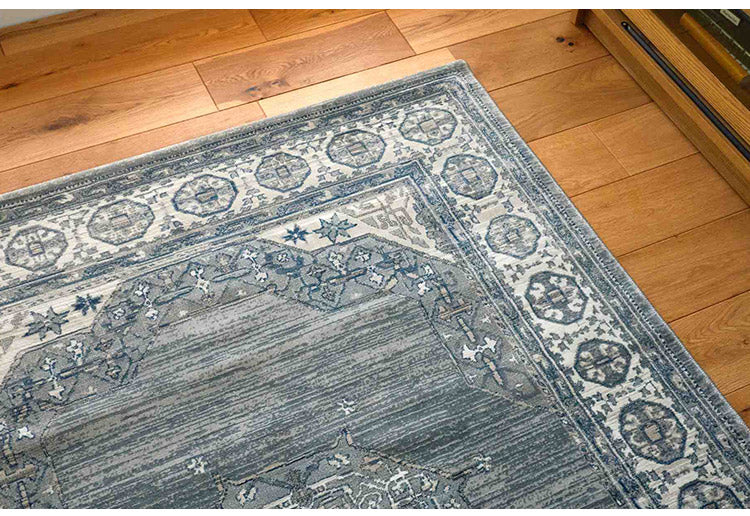 ラグ 130×190cm ウィルトン織り 約45万ノット エジプト製 オリエンタル柄 おしゃれ ラグ ラグマット カーペット(代引不可)