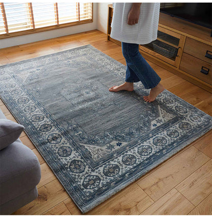 ラグ 240×340cm ウィルトン織り 約45万ノット エジプト製 オリエンタル柄 おしゃれ ラグ ラグマット カーペット(代引不可)