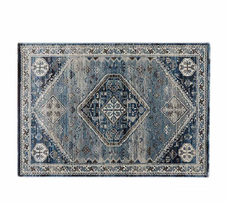 ラグ 130×190cm ウィルトン織り 約60万ノット エジプト製 オリエンタル柄 幾何学模様 おしゃれ ラグ ラグマット カーペット(代引不可)