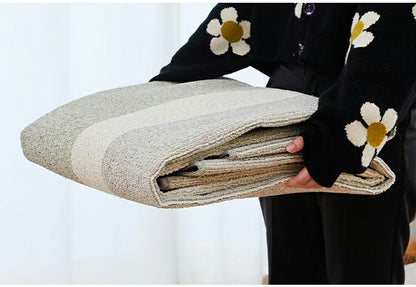 ラグマット 日本製 185×185cm ラグ コットン使用 洗える 通気性 吸湿 カーペット 滑り止め付き おしゃれ 国産 ダイニングラグ ワンルーム 丸洗い(代引不可)