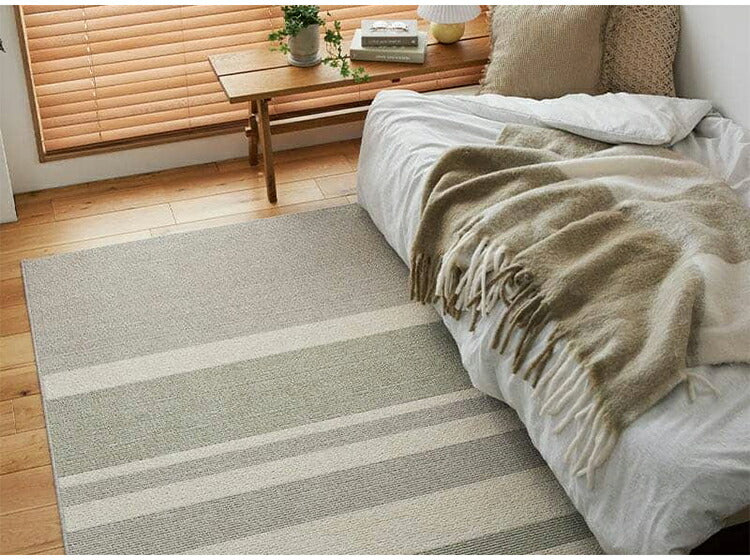 ラグマット 日本製 185×240cm ラグ コットン使用 洗える 通気性 吸湿 カーペット 滑り止め付き おしゃれ 国産 ダイニングラグ ワンルーム 丸洗い(代引不可)