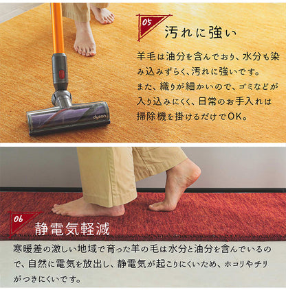 ギャベ ギャッベ ラグマット 190cm 円形 インド製 手織りギャッベ ウール100% 防炎ラベル付き おしゃれ ラグ ラグマット カーペット(代引不可)