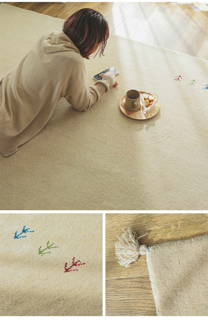 ギャベ ギャッベ ラグマット 190×240cm インド製 手織りギャッベ ウール100% 防炎ラベル付き おしゃれ ラグ ラグマット カーペット(代引不可)