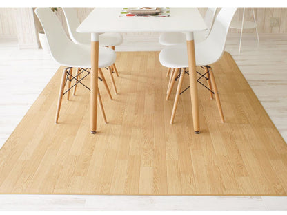 日本製 クッションフロアラグ 200cm×270cm ラグ ダイニングラグ クッションマット カーペット リビング 食卓 滑り止め 傷防止 洗濯可能 撥水 防カビ(代引不可)