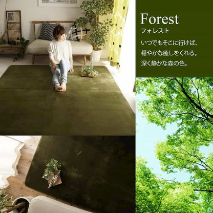 ラグ ラグマット はっ水 ふわとろラグ 低反発 厚手 洗える ホリデープラス 130×190cm 1.5畳 無地 撥水 耐熱 床暖房 ホットカーペット 対応 こたつ敷き クッション(代引不可)