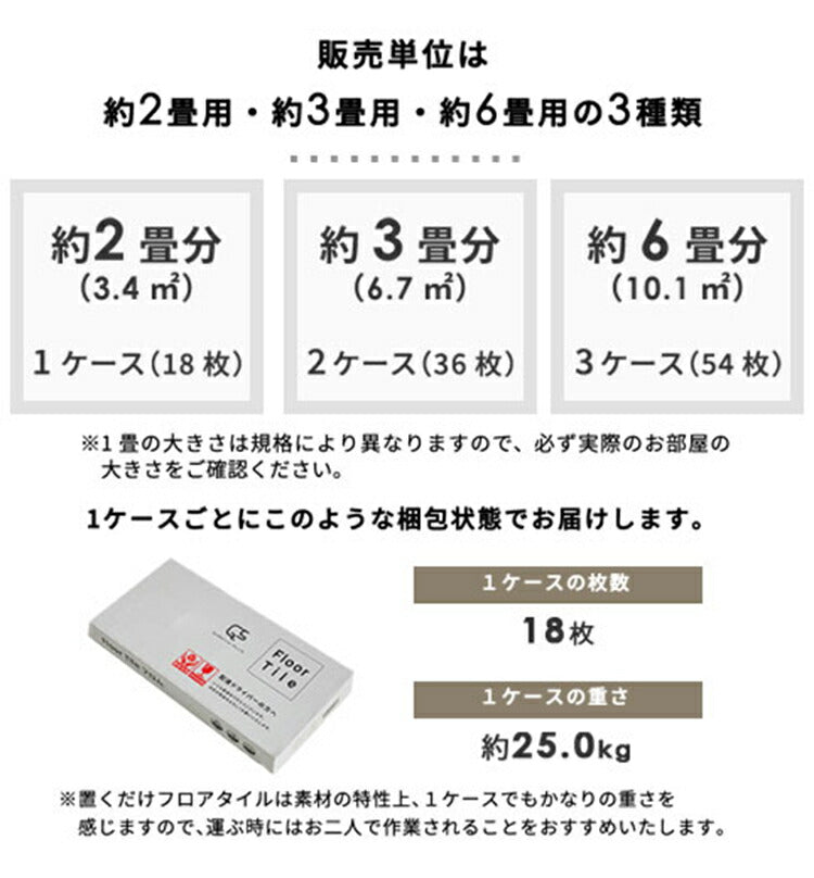 フロアタイル 約6畳 石目調 モダン 賃貸 タイルカーペット 置くだけ 簡単 おしゃれ DIY 床材 フローリング シート 大理石調 ストーン シック 撥水加工 はっ水加工 撥水性 はっ水性(代引不可)