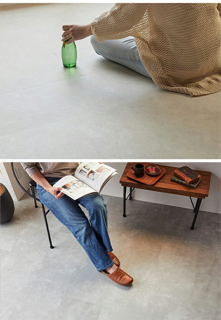 フロアタイル 約6畳 石目調 モダン 賃貸 タイルカーペット 置くだけ 簡単 おしゃれ DIY 床材 フローリング シート 大理石調 ストーン シック 撥水加工 はっ水加工 撥水性 はっ水性(代引不可)