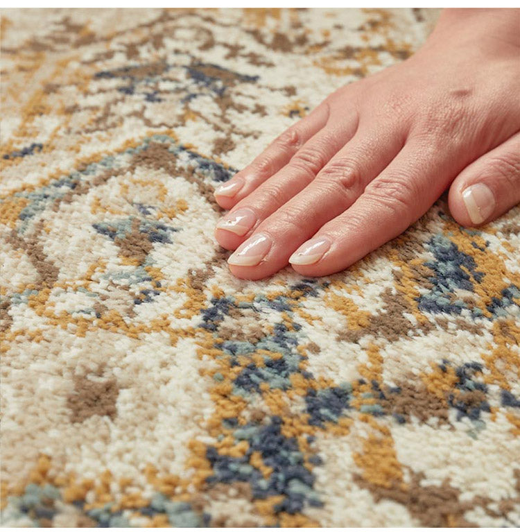 ラグ 190×240cm ウィルトン織り 約12万6千ノット エジプト製 オリエンタル柄 メダリオン柄 おしゃれ ラグ ラグマット カーペット(代引不可)