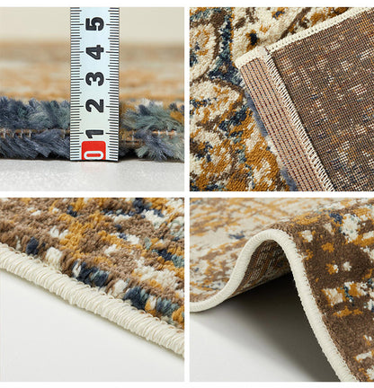 ラグ 190×240cm ウィルトン織り 約12万6千ノット エジプト製 オリエンタル柄 メダリオン柄 おしゃれ ラグ ラグマット カーペット(代引不可)